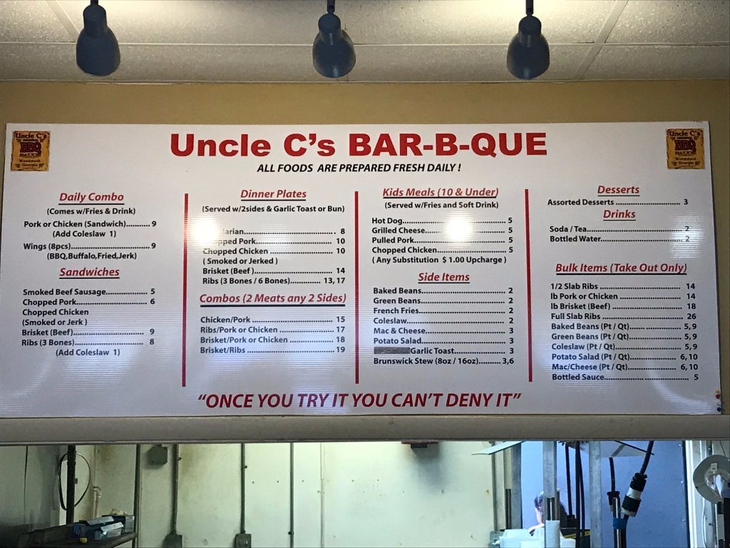 Uncle C`s Rib Joint